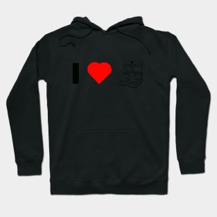 I 'Heart' Arcades -Sitdown Racer Edition Hoodie